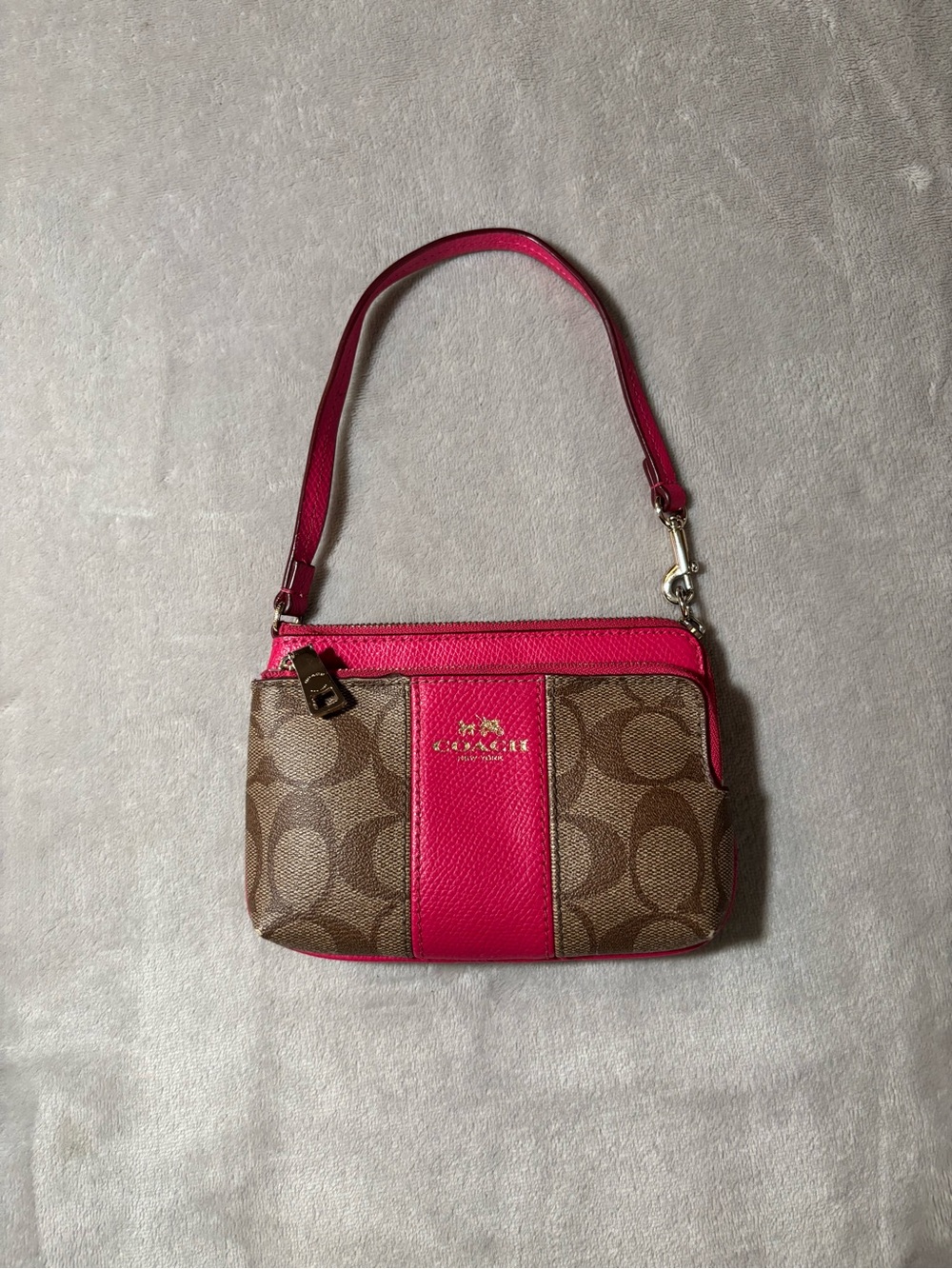 Coach Pink Wristlet Wallet